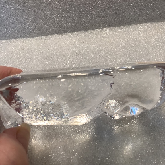 Nachtmann Riedel Bavarian Crystal 4" Owl Paperweight Clear Vintage - Picture 7 of 10